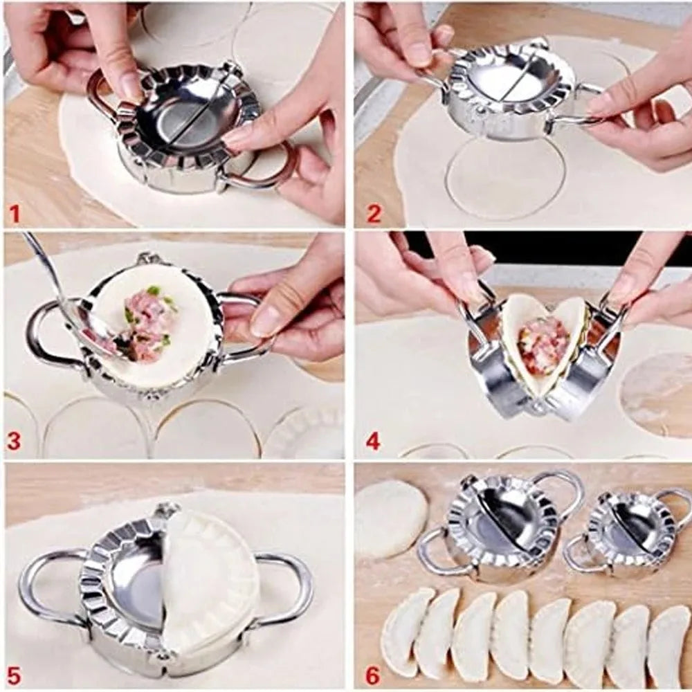 Cierra Empanadas de Acero Inoxidable - Repulgadora Manual